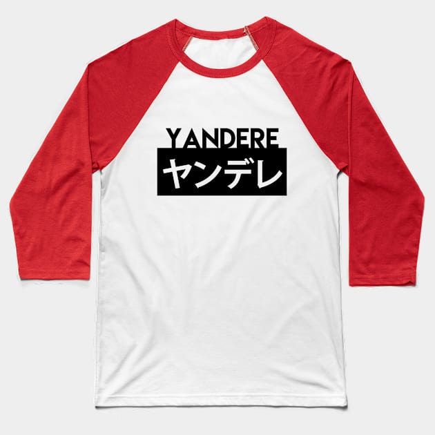 Yandere Baseball T-Shirt by S3_Illustration